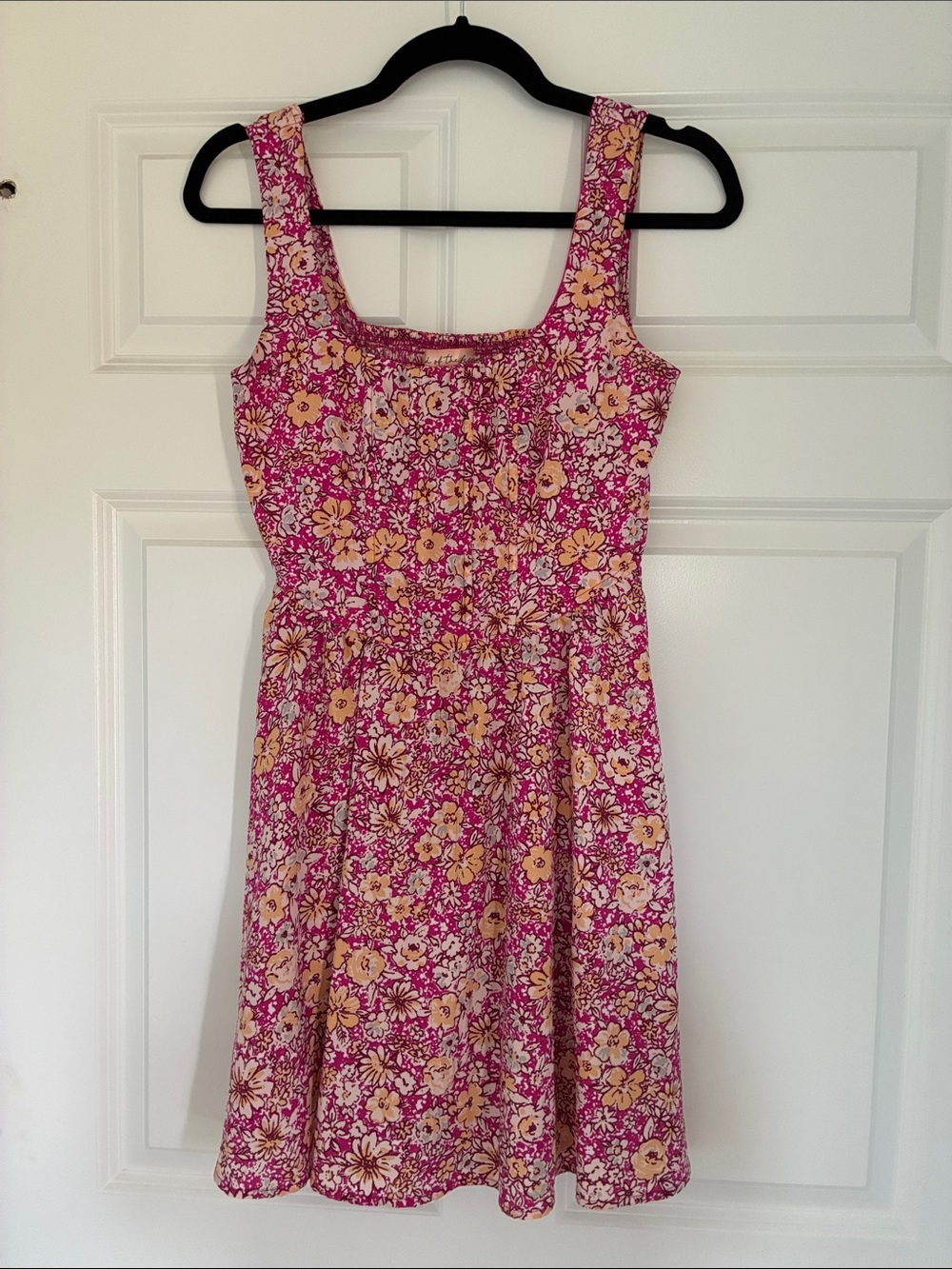 Women's Band of the Free Pink and Yellow Floral Sundress - Casual Summer Dress